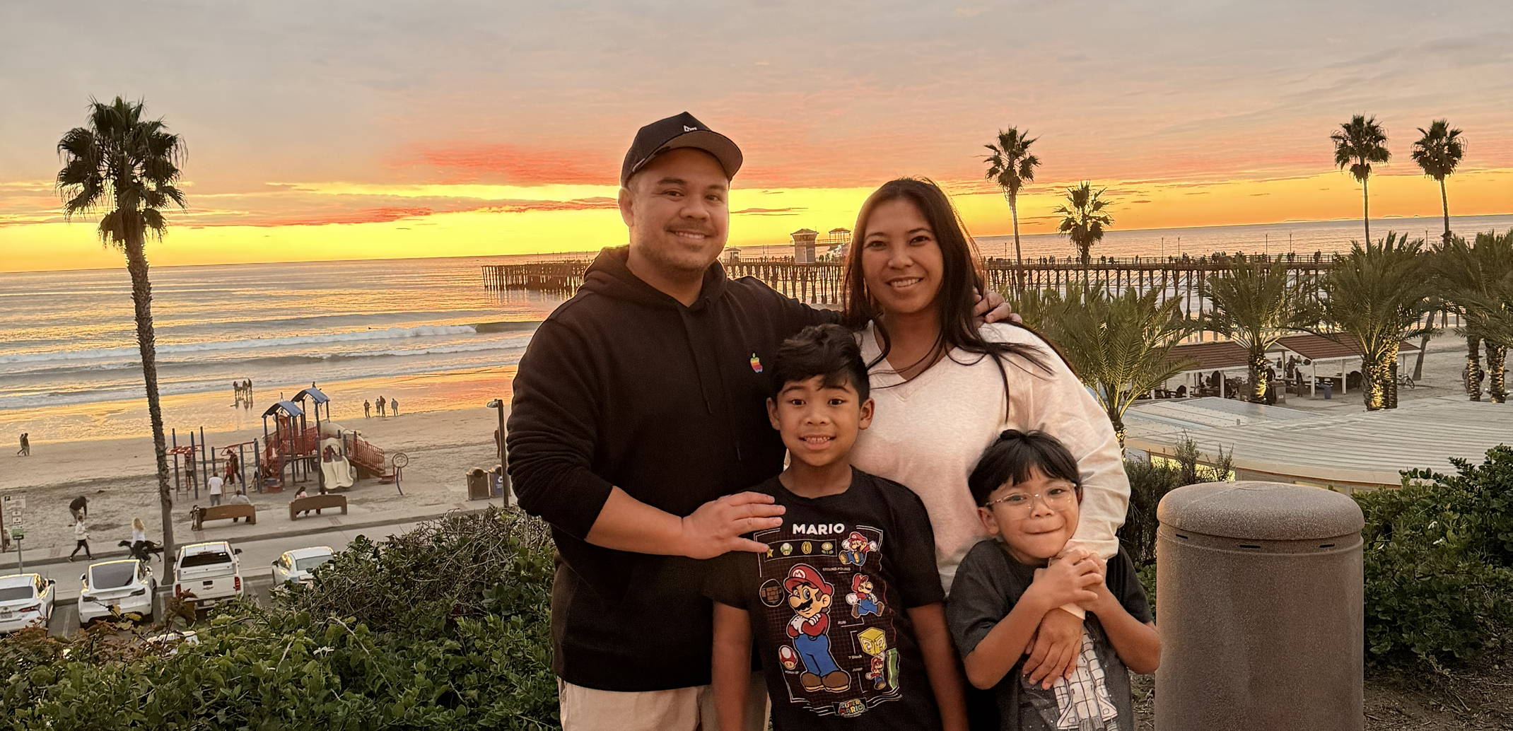 The CDavids - Sunset at Socal Beach