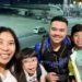 The CDavids - Family after a 17 hour ultra long haul flight from LAX to SIN on SQ 35